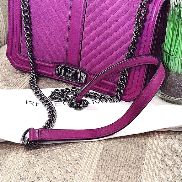 Rebecca Minkoff Quilted Love Convertible Crossbody Clutch - Picture 11 of 16